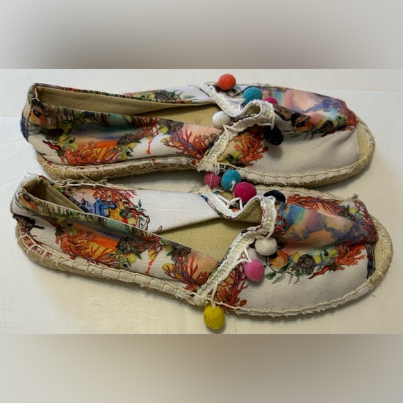 Antica sartorio multicolor slip on flats size 39 EU 8 US - Picture 2 of 5